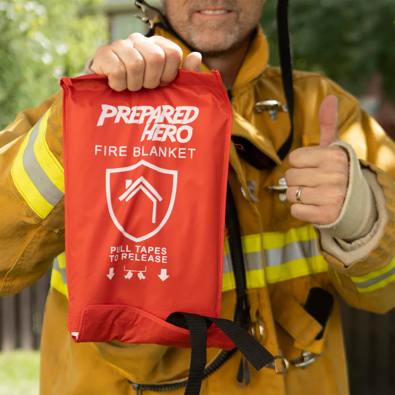 Prepared Hero Fire Blanket – Emergency Fire Blanket
