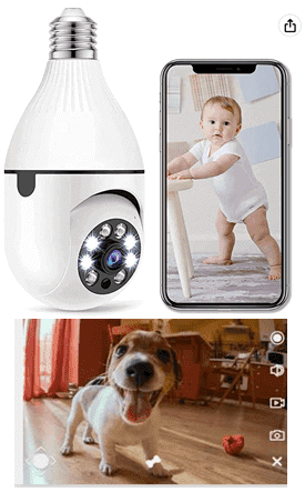 Spy Bulb Security camera