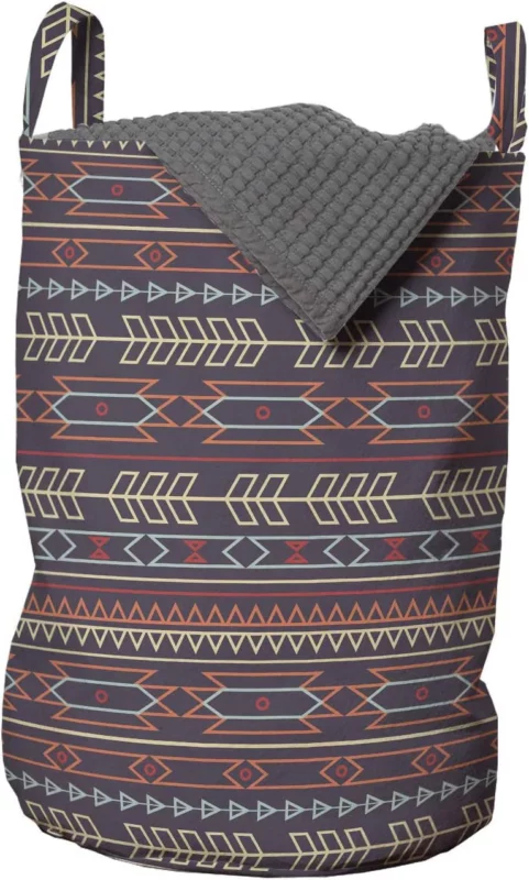 folklore sorter - Ambesonne Ethnic Laundry Bag Ornamental Pattern