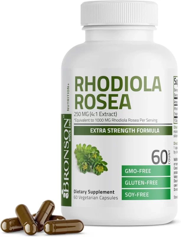 best supplements for jiu jitsu - Bronson Rhodiola Rosea Vegetarian Capsules