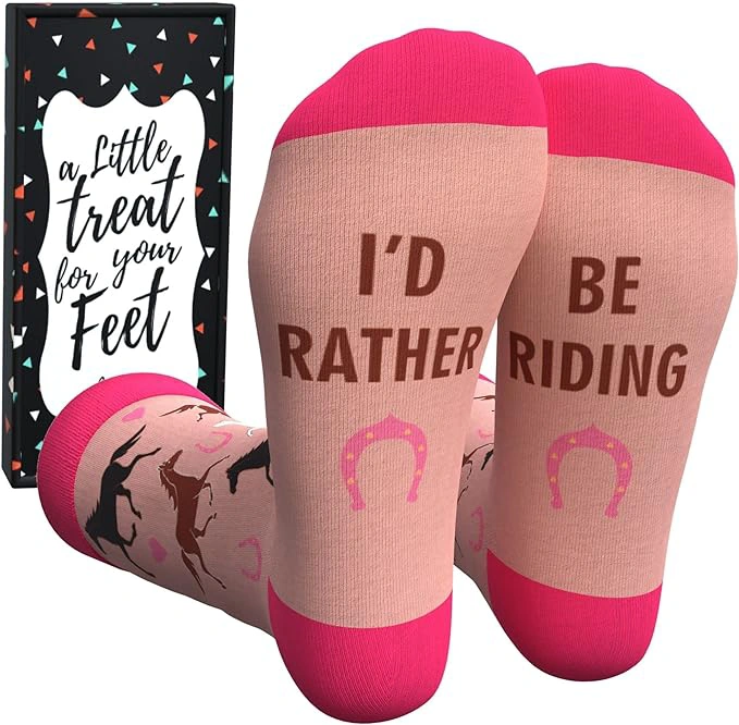 best equestrian gifts - Cavertin Women's Socks Pug