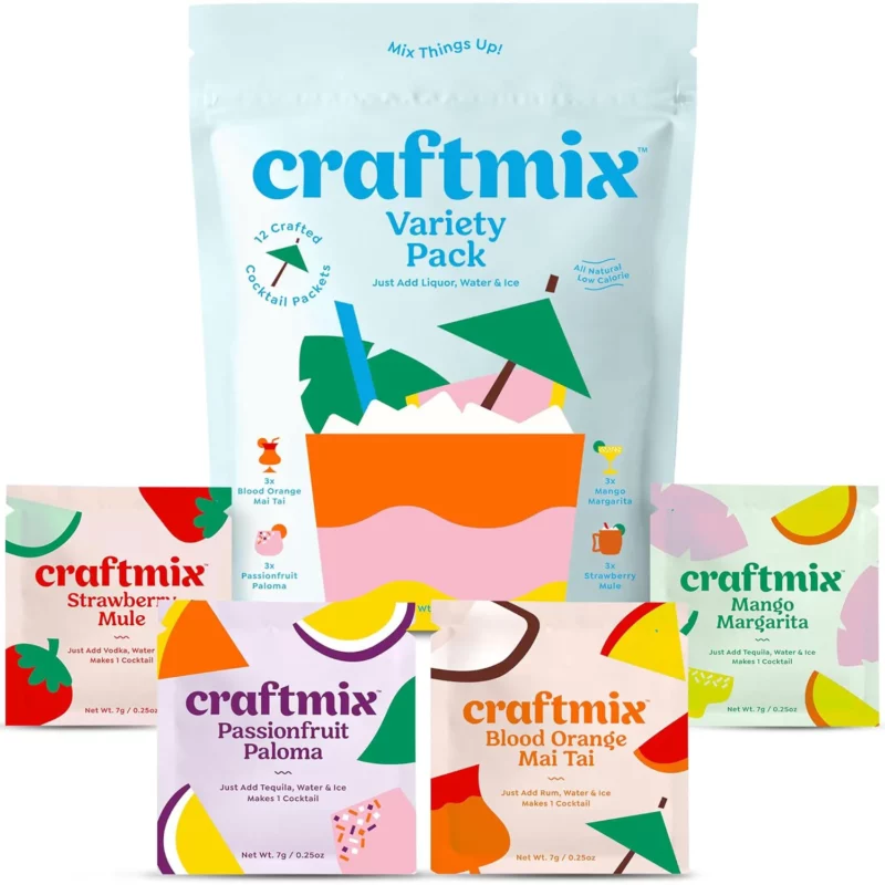 best favorite things party gifts - Craftmix Variety Pack Skinny Cocktail Mixers