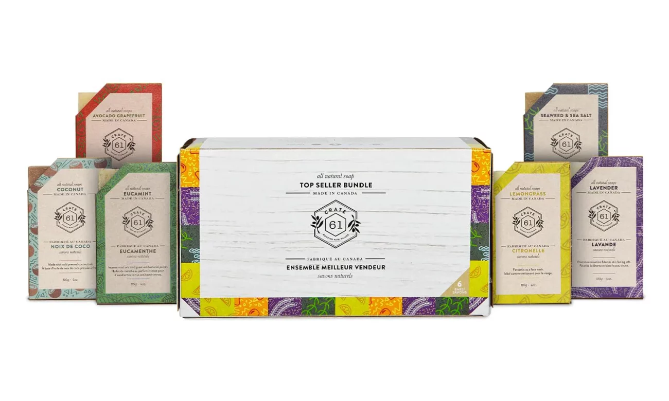 best favorite things party gifts - Crate 61 Organics Handmade Vegan Natural Soap Bar