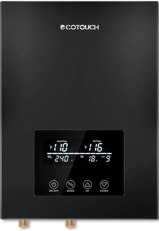 best electric boiler for radiant heat - ECOTOUCH Tankless Electric Instant Water Heater ECO90B2