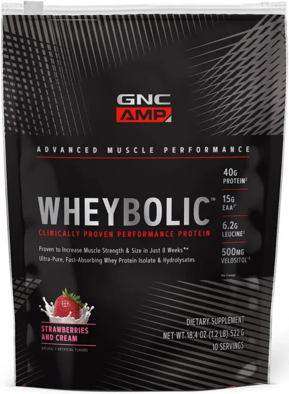 best protein supplement for swimmers - GNC AMP Wheybolic Protein Powder