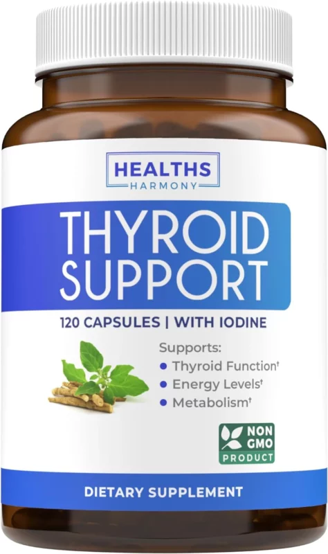 best thyroid support supplements - Healths Harmony Thyroid Support with Iodine