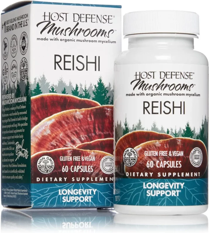 best reishi mushroom supplements for sleep - Host Defense Reishi Capsules