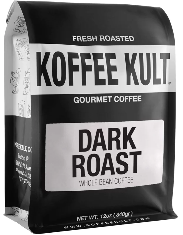 best last minute valentine's gifts for him - Koffee Kult Dark Roast Whole Bean Coffee