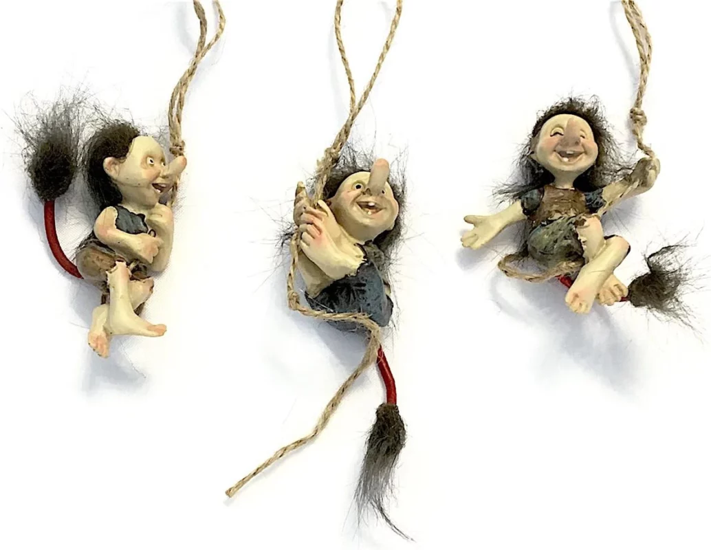 best favorite things party gifts - Midwest Design Imports Miniature Swinging Hairy Trolls