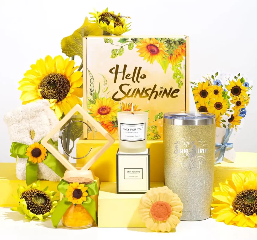 best friend gift box - Mollywatr Sunshine Sunflower Gift Box