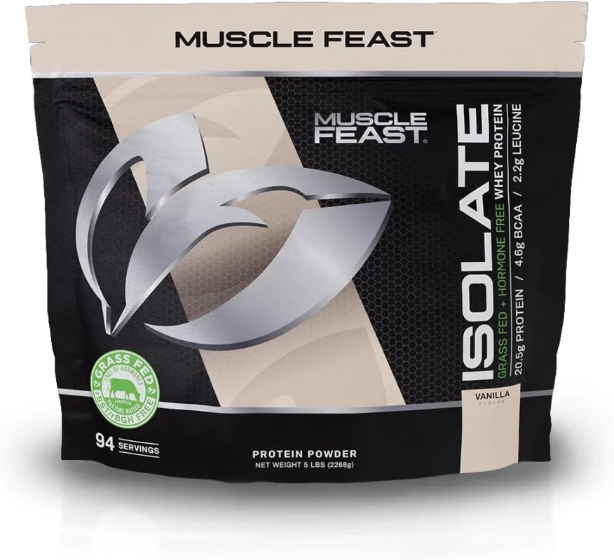 best protein supplement for swimmers - Muscle Feast Grass-Fed Whey Protein Isolate