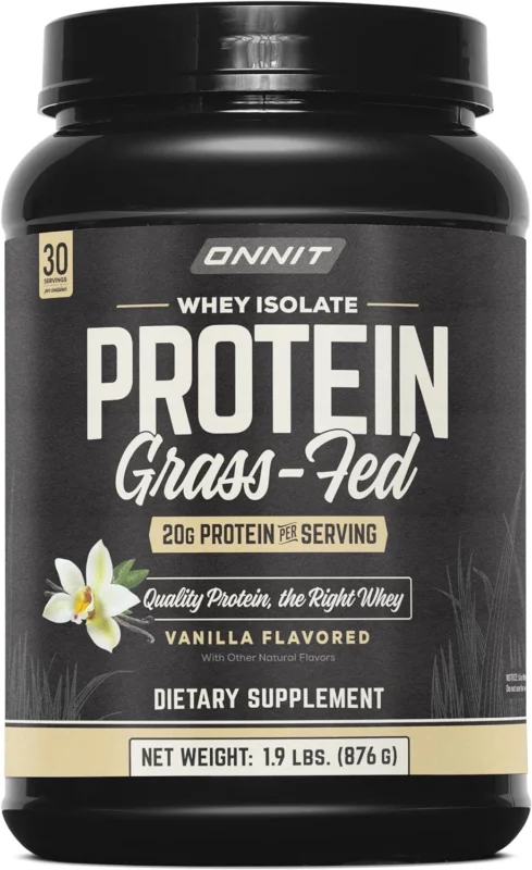 best supplements for boxing - ONNIT Grass Fed Whey Isolate Protein