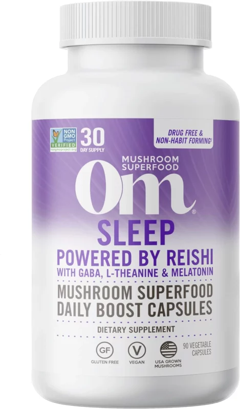best reishi mushroom supplements for sleep - Om Mushroom Superfood USA Grown Organic Mushrooms (Reishi)