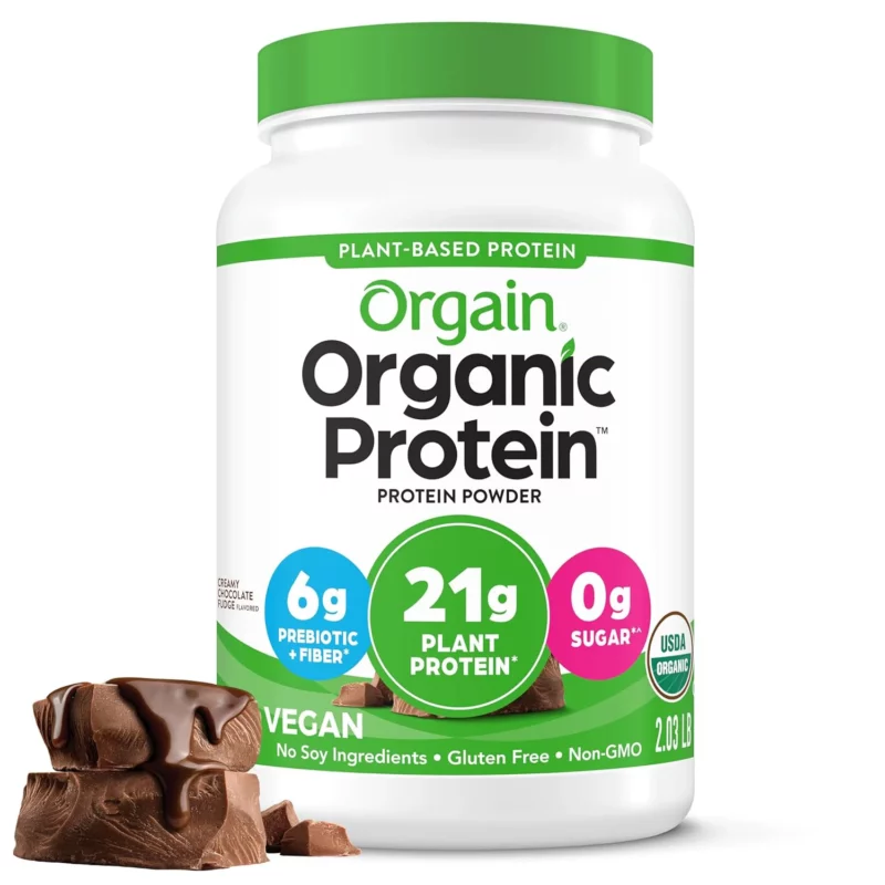 best supplements for jiu jitsu - Orgain Organic Vegan Protein Powder