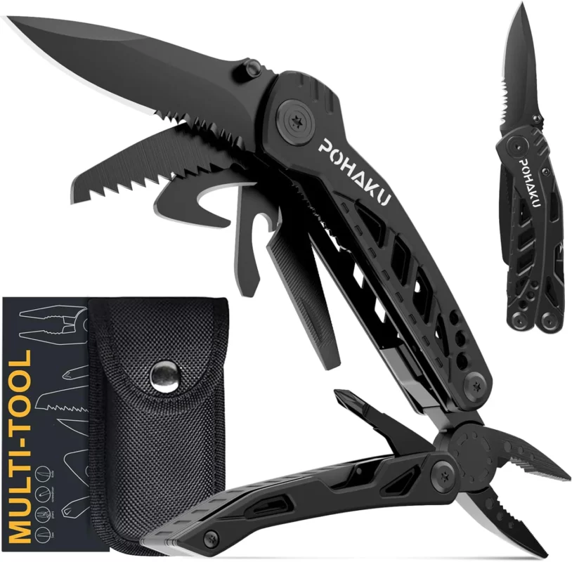 best gifts for a rancher - Pohaku 13-in-1 Pocket Multitool Knife