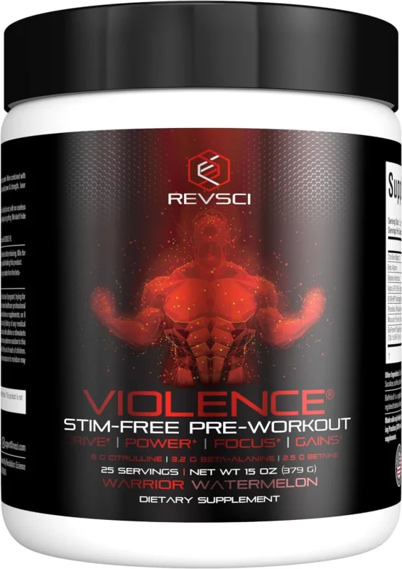 best pre workout supplements for diabetics - Revolution Science VIOLENCE Stim Free Pre Workout Powder