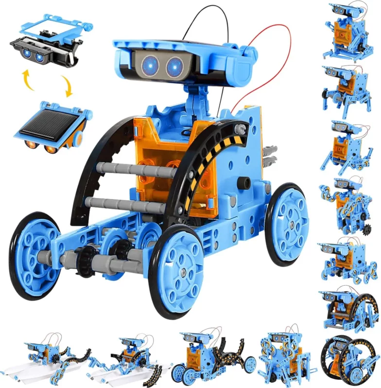 best gifts for tween boys - Sillbird 12 in 1 Solar Robot DIY Building Kit