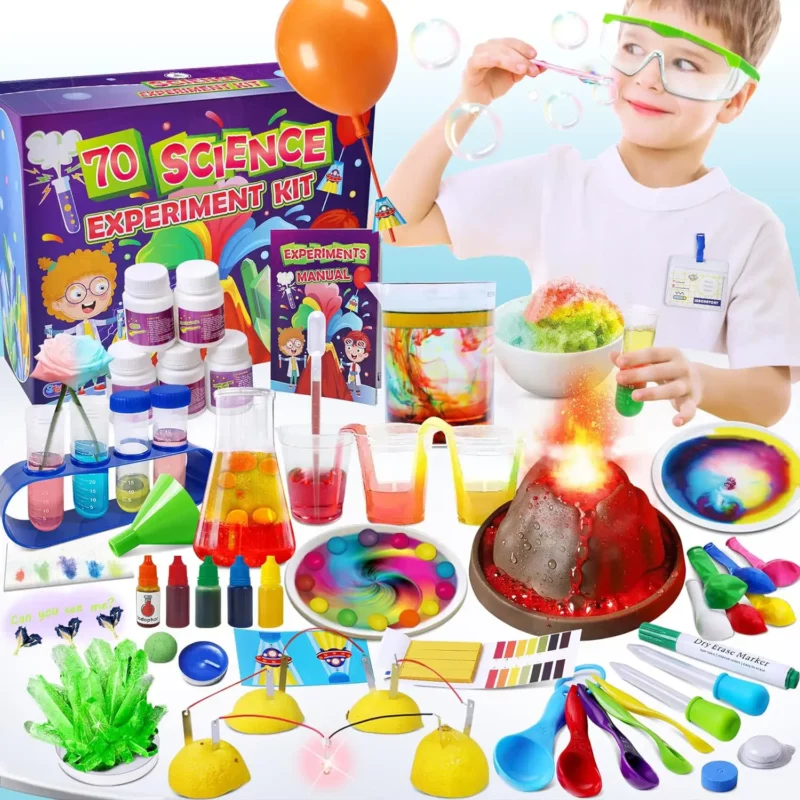 best gifts for tween boys - UNGLINGA 70 Lab Experiments Science Kit