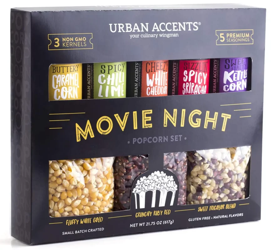 best favorite things party gifts - Urban Accents MOVIE NIGHT Popcorn Gourmet