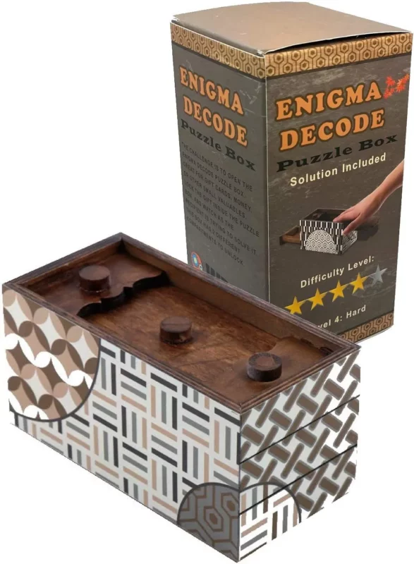best gift card puzzle boxes for adults - Winshare Puzzles and Games Enigma Decode Secret Puzzle Box
