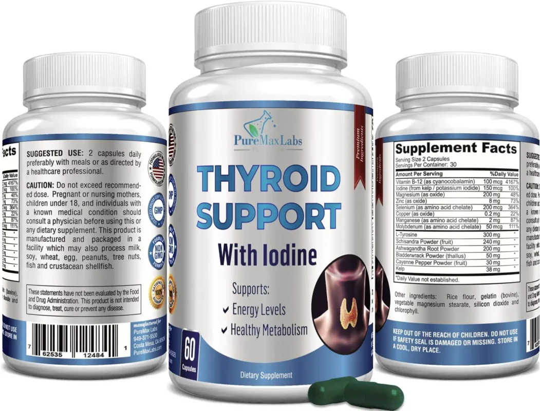 best thyroid support supplements - YUMMYVITE Thyroid Support with Iodine Supplement