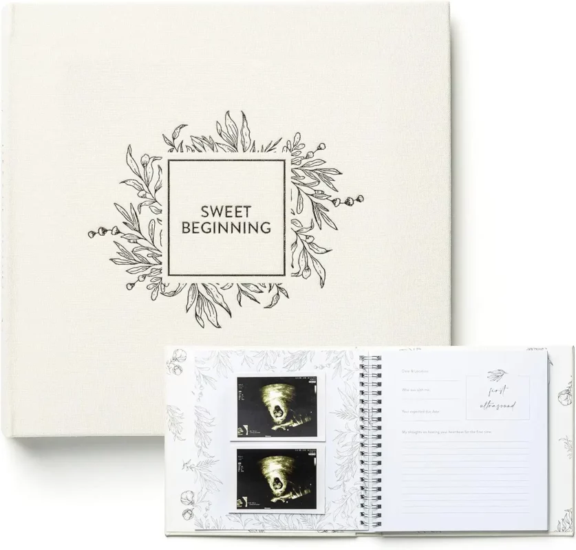 best valentine gift for pregnant wife - ZIRI & ZANE Keepsake Pregnancy Journal Memory Book