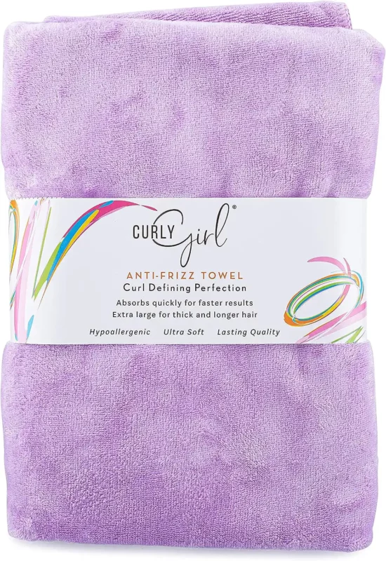 best gifts for curly hair - Curly Girl Microfiber Hair Towel