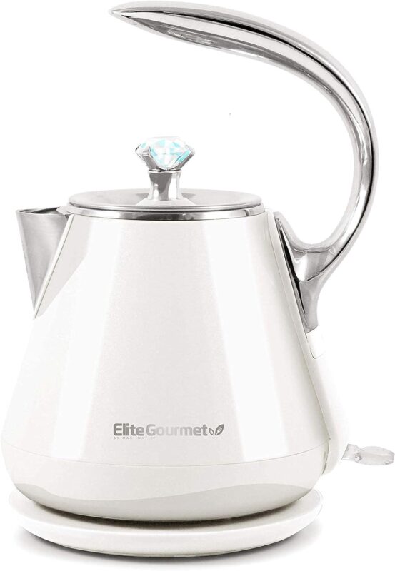 best plastic free electric kettles - Elite Gourmet Double Wall Insulated Cool Touch Electric Kettle