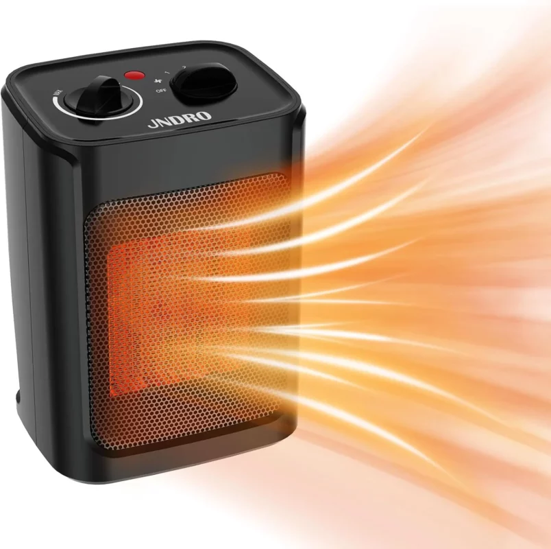 best electric space heaters for campers - JNDRO Portable Electric Space Heater