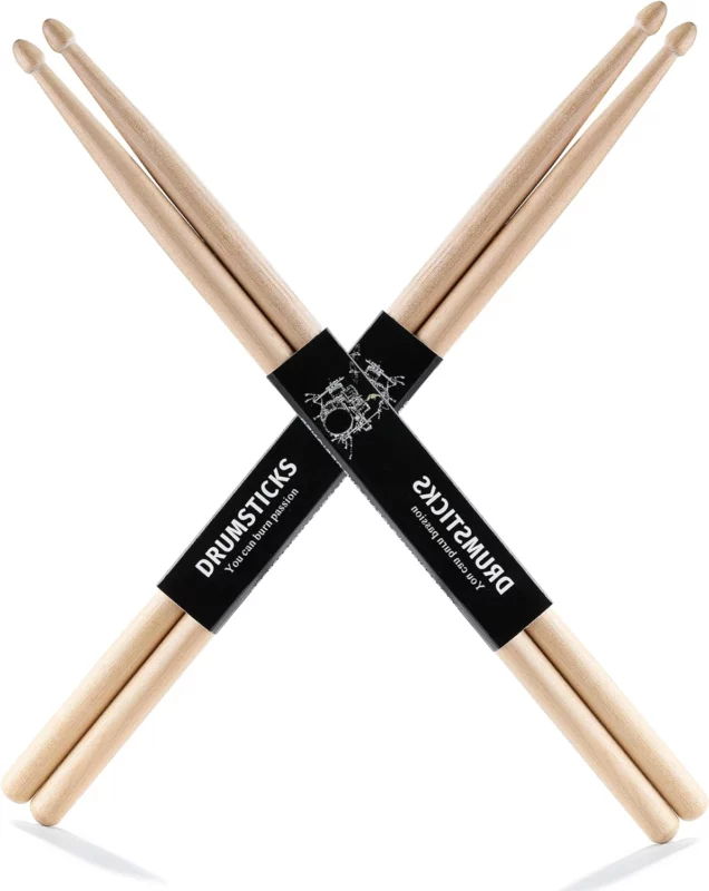 best sticks for electric drums - Mumulo 2 Pair Drum Sticks 5A