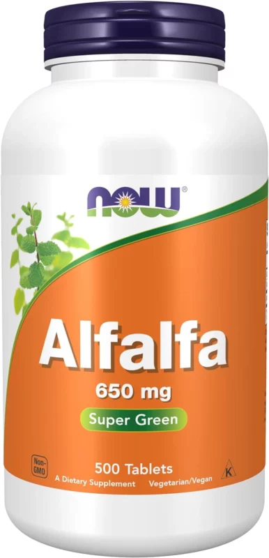 best alfalfa supplements - NOW Alfalfa Super Green Tablets