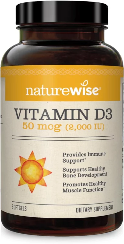 best boxing supplements - NatureWise Vitamin D3 2000iu