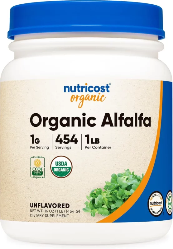 best alfalfa supplements - Nutricost Organic Alfalfa Powder