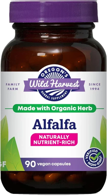 best alfalfa supplements - Oregon's Wild Harvest Non-GMO Alfalfa Capsules