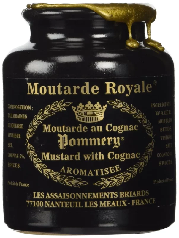 best gifts for francophiles - Pommery Royal Mustard with Cognac in Pottery Crock