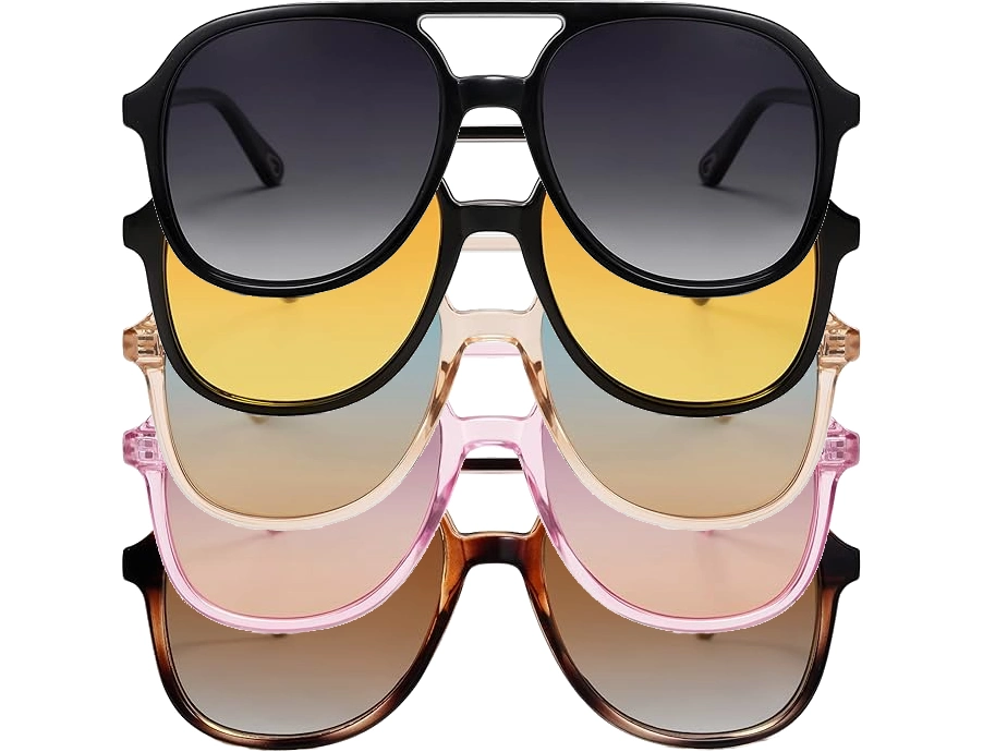 best gifts for beach goers - SOJOS Retro Polarized Aviator Sunglasses