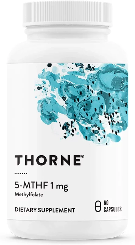 best methylfolate supplements for mthfr - THORNE 5-MTHF 1mg Methylfolate Supplement