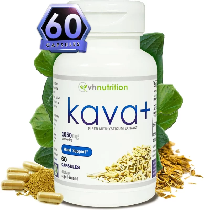 best kava kava supplements - VH Nutrition KAVA+ Piper Methysticum Extract