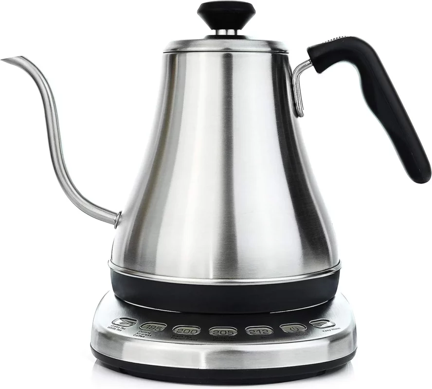 best plastic free electric kettles - Willow & Everett Gooseneck Electric Kettle with Temperature Control