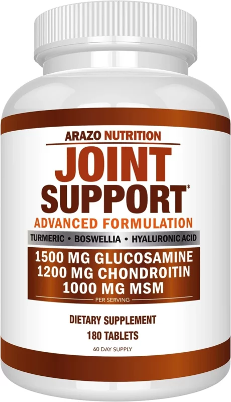 best supplements for spine health - Arazo Nutrition Glucosamine Chondroitin Joint Support