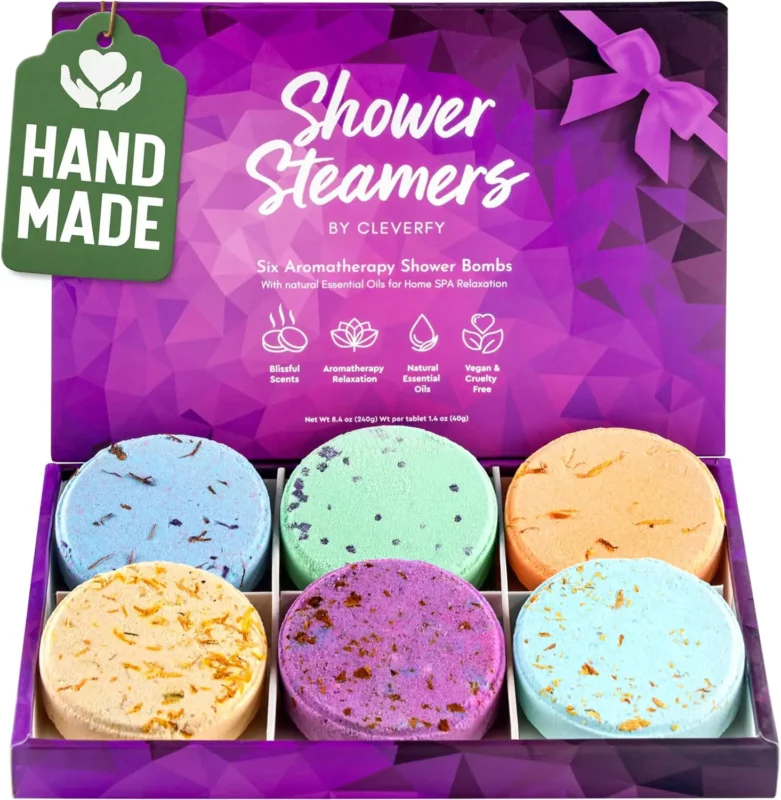 best last minute mother's day gifts - Cleverfy Shower Steamers Aromatherapy