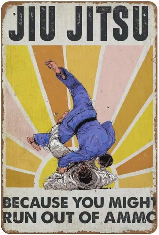 best gifts for jiu jitsu lovers - Grehge Jiu Jitsu Poster