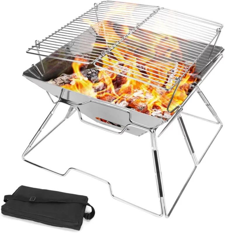 best gifts for rv owners - Odoland Folding Campfire Grill