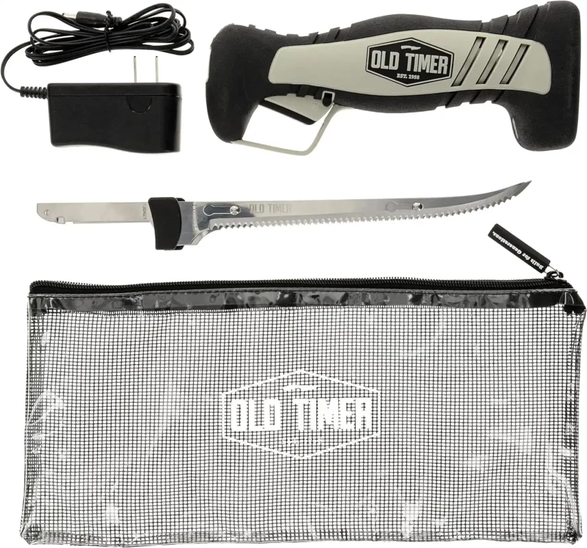 best electric fillet knives for walleye - Old Timer Li-Ion Cordless 110V Electric Fillet Knife