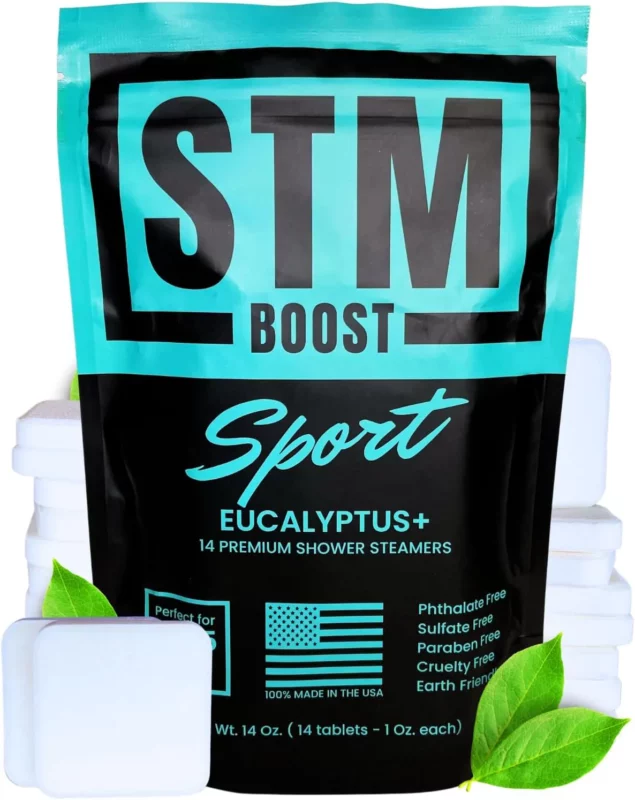 best gifts for athletes - STM Boost Shower Steamers for Athletes