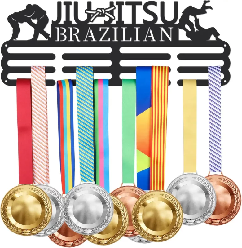 best gifts for jiu jitsu lovers - SUPERDANT Brazilian Jiu Jitsu Medal Display Hanger