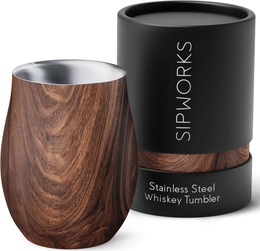 best man gifts under $30 - Sipworks Stainless Steel Whiskey Tumbler