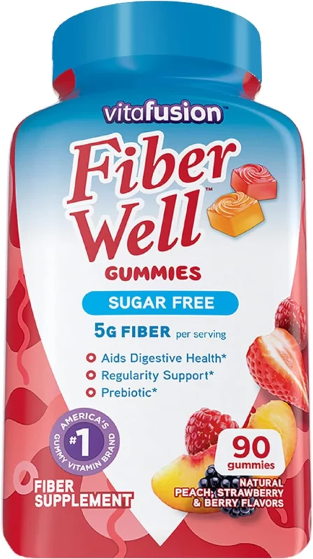 best time of day to take a fiber supplement - Vitafusion Fiber Well Sugar Free Fiber Supplement