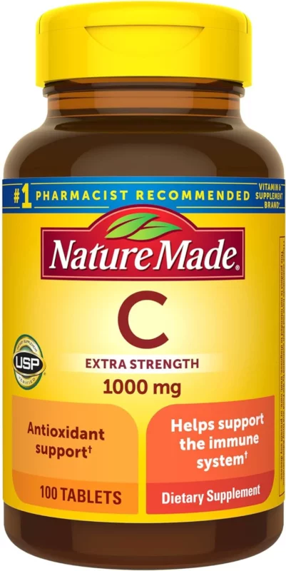 best supplements after hip replacement surgery - Nature Made Extra Strength Vitamin C 100 Tables