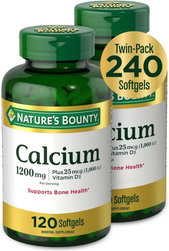 best supplements after hip replacement surgery - Nature's Bounty Calcium Plus 2-Pack